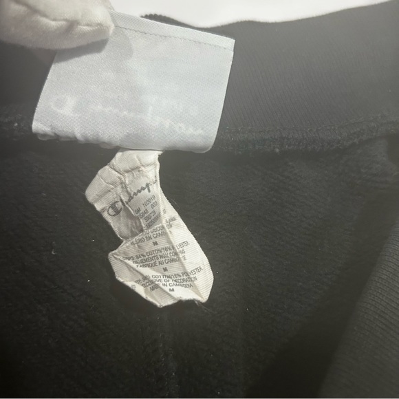 Champion reverse Weave shorts mens Size medium black white retro sporty casual - Picture 16 of 16